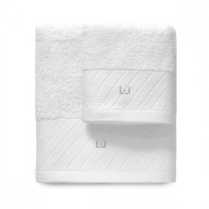LIU-JO Set Asciugamani1+1 con logo in Swaroski ART.DIAGONAL